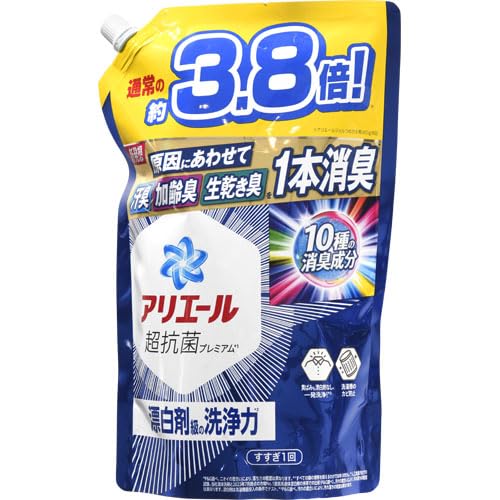 Amazon | アリエールジェル つめかえ ウルトラジャンボサイズ 1550g